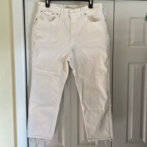 Madewell The Petite Perfect Vintage Jean in Tile White